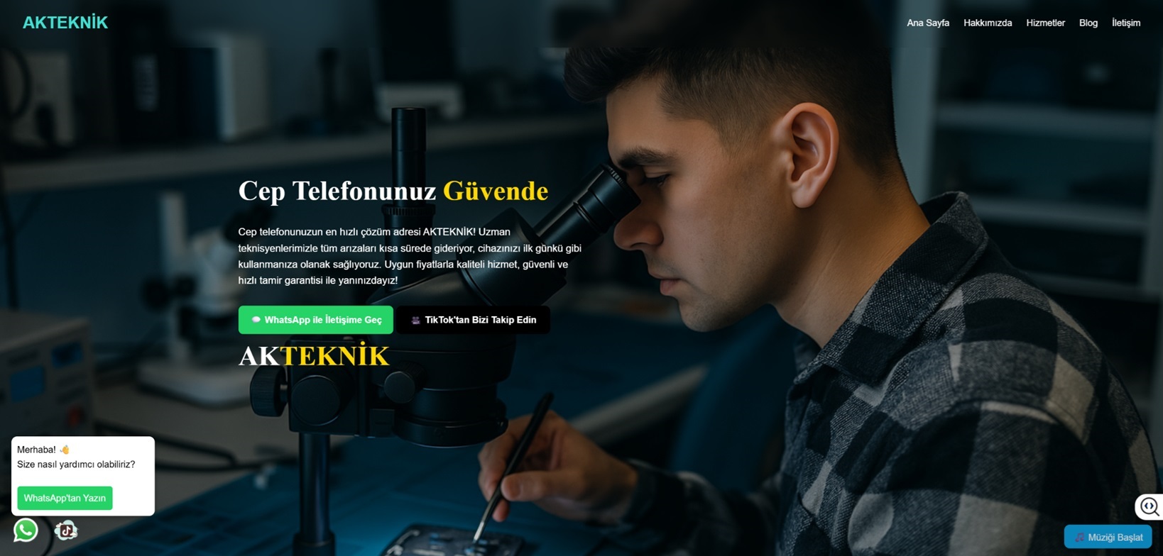 Kişisel Web Sitesi